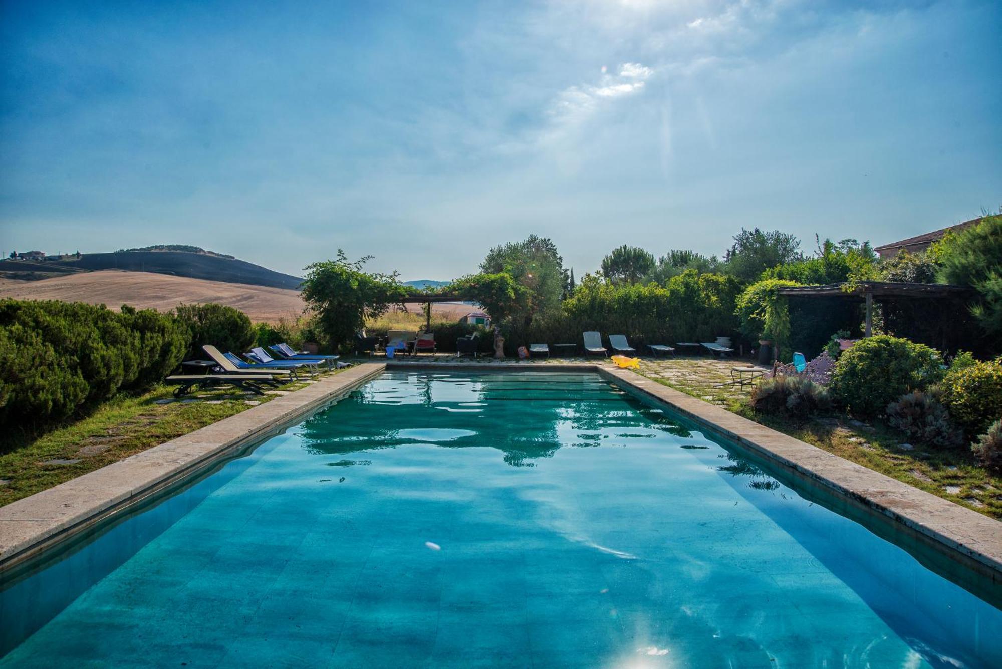 Agriturismo Le Sorbelle D'Orcia Con Piscina Pienza Eksteriør bilde