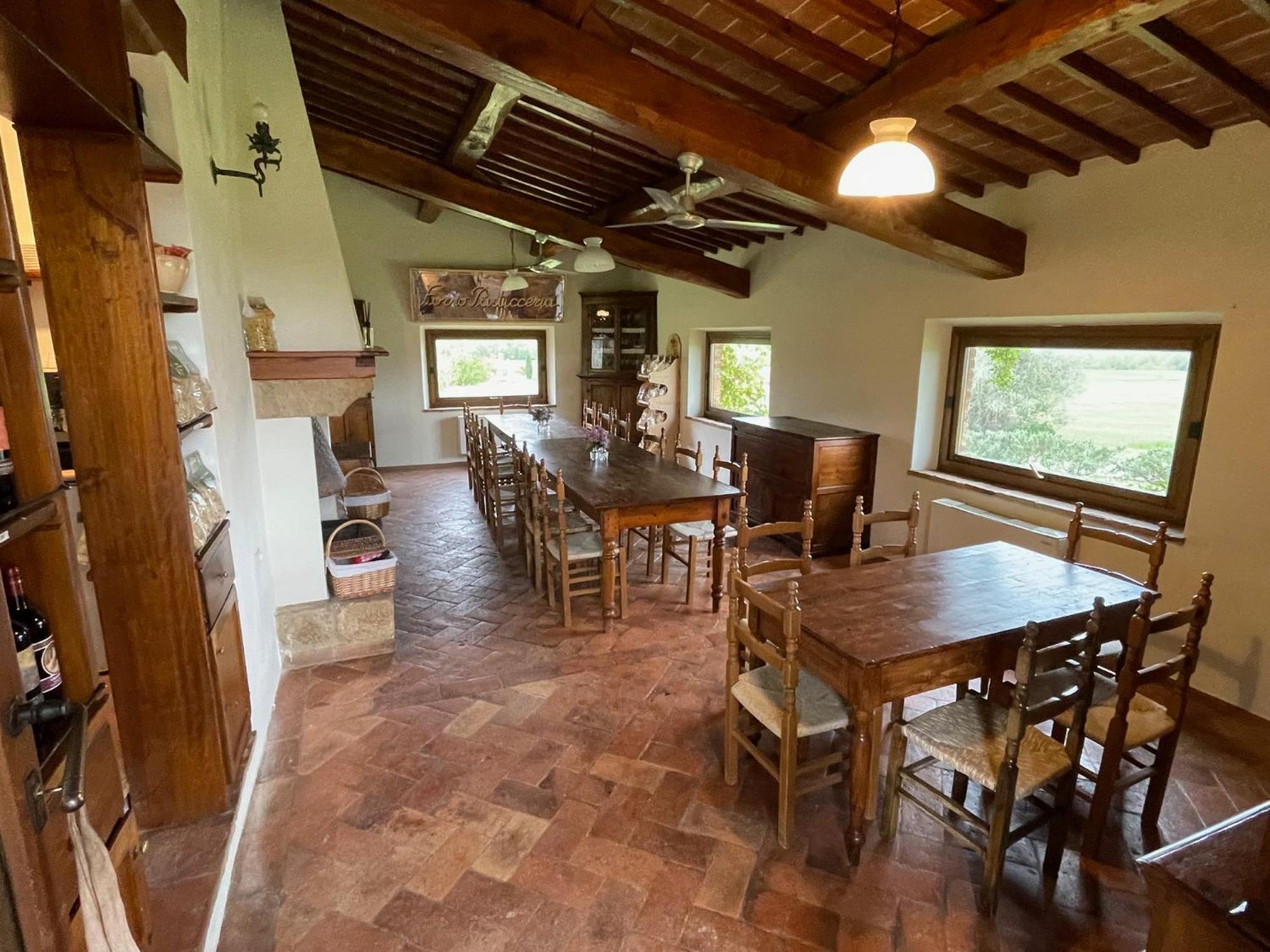 Agriturismo Le Sorbelle D'Orcia Con Piscina Pienza Eksteriør bilde