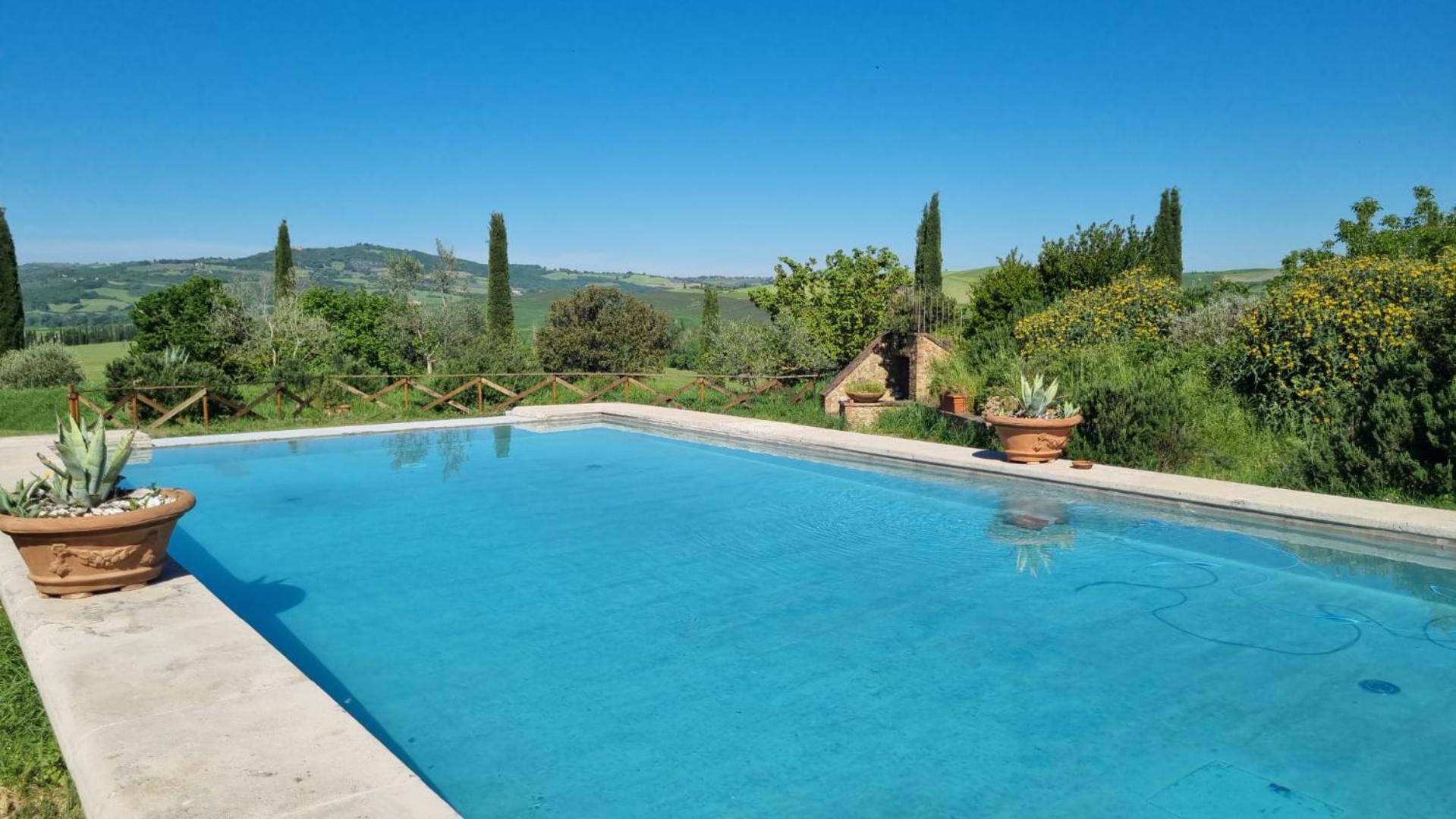 Agriturismo Le Sorbelle D'Orcia Con Piscina Pienza Eksteriør bilde