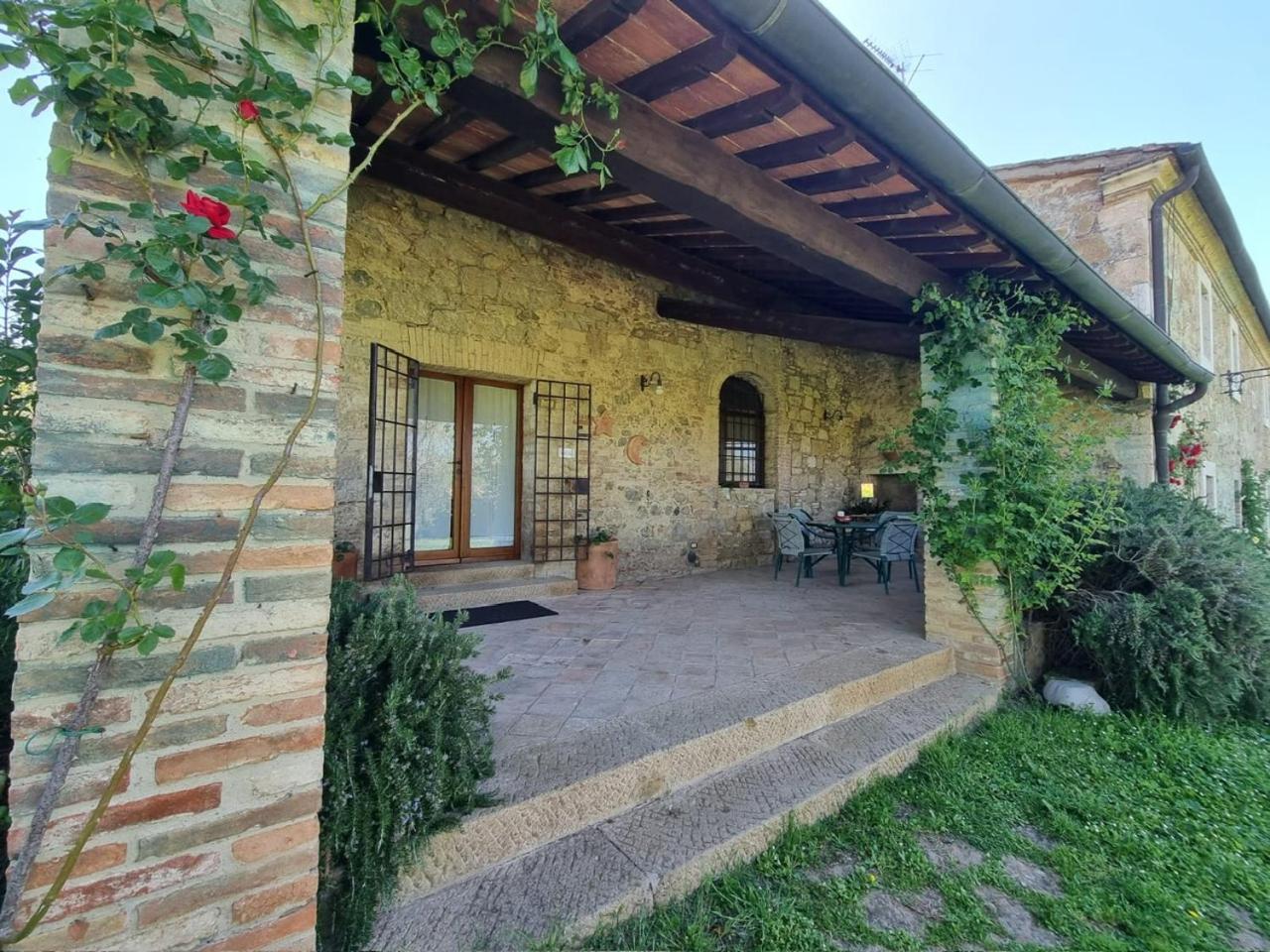 Agriturismo Le Sorbelle D'Orcia Con Piscina Pienza Eksteriør bilde